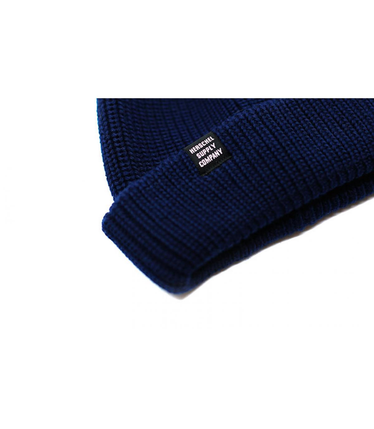 blue docker beanie Herschel